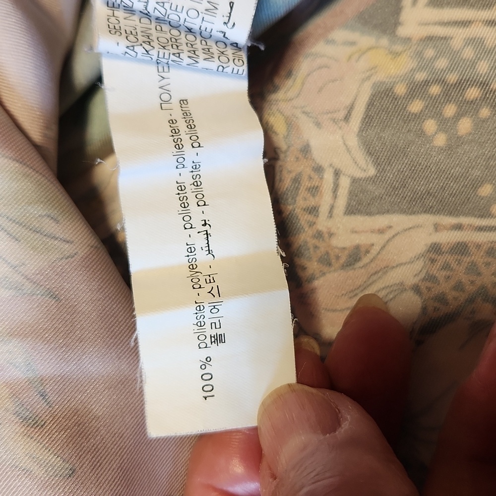 Zara Basic Patchwork Print Boat Neck Short Sleeve… - image 6